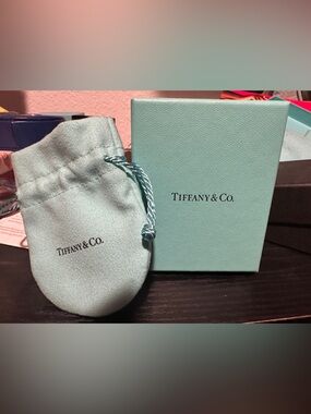 Tiffany & Co. Jewelry Pouch and Box Authentic